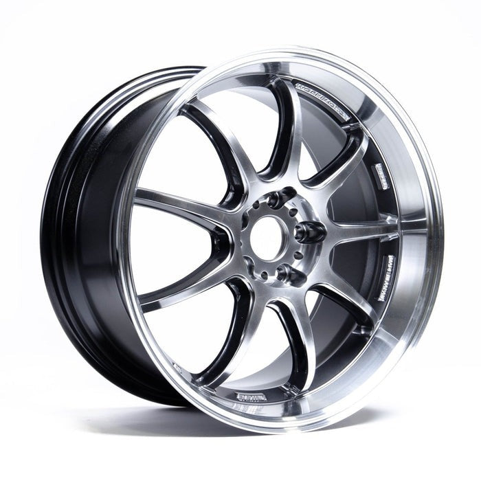 Work Emotion D9R GT Silver Rim Cut 18x9.5 38 5x114.3 (Sold As Pair) - 2015-2024 Subaru WRX / 2015-2021 STI / 2019-2024 Forester x2 qty BTO Kit