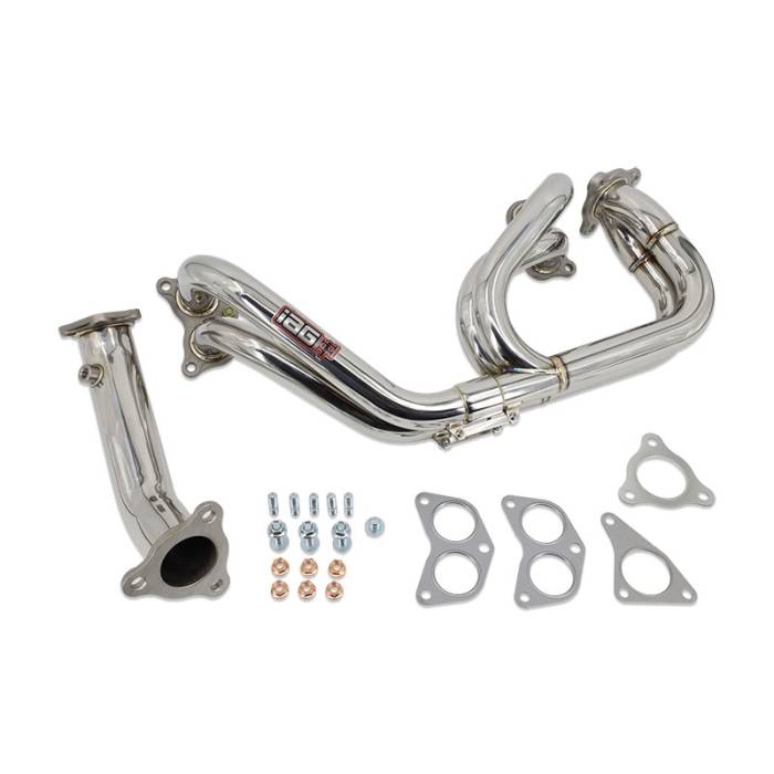 IAG Performance Equal Length Header Uppipe for 02-14 WRX 04-20 STI 05-09 LGT 04-13 FXT