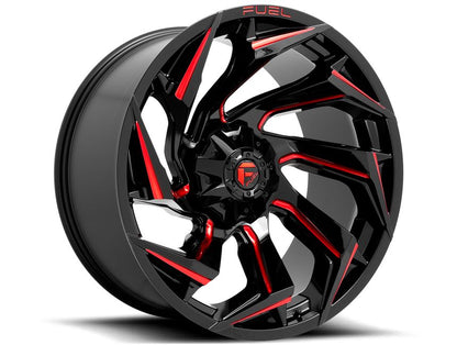 FUEL BLACK & RED REACTION WHEELS