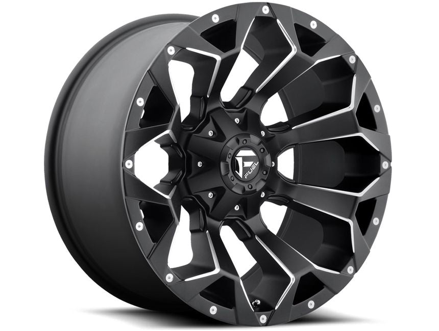 FUEL MATTE BLACK ASSAULT WHEELS