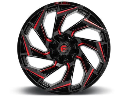 FUEL BLACK & RED REACTION WHEELS